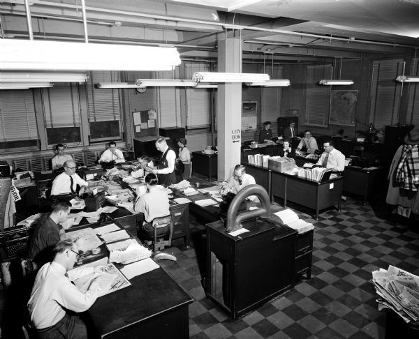 Newsroom, 1954